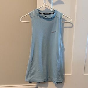 Nike Women's Light Blue running tank top
